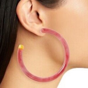 FINAL DISCOUNT! Cult Gaia Cherry Quartz Hoops